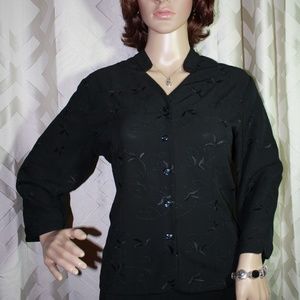 Michelle Blouse - Black main image 1